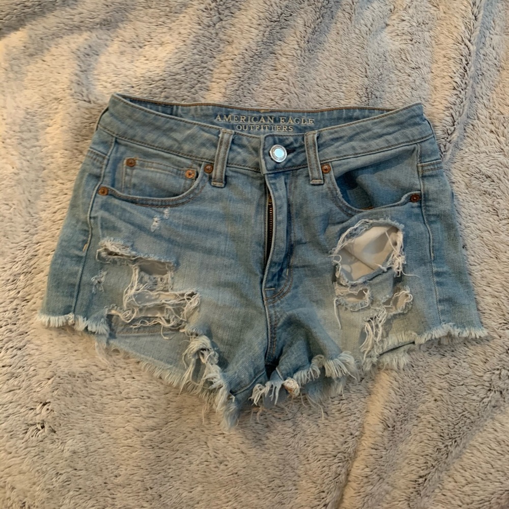 American eagle denim shorts